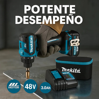 Taladro Inalámbrico con Percutor con 26 Accesorios + 2 Baterías